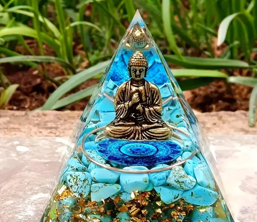 Organite Energy Pyramid (Turquoise)